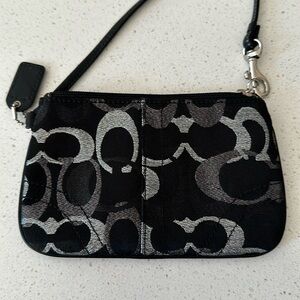 Coach mini bag-perfect for cards, cash and phone.